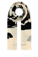 Burberry Embroidered Wool Scarf
