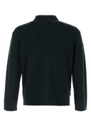Namacheko Midnight Blue Wool Polo Shirt