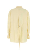 Ami Pastel Yellow Wool Oversize Shirt