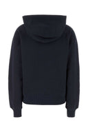 Ami Navy Blue Cotton Sweatshirt