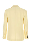 ami pastel yellow wool Blazer