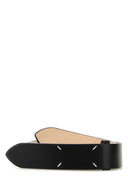 Maison Margiela svart skinnbelte