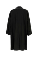 Maison Margiela Black Cotton Trench Coat