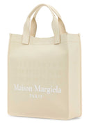 Maison Margiela Einkaufstasche aus elfenbeinfarbenem Canvas