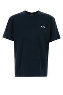 A.P.C. Navy Blue Cotton T Shirt