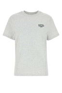 A.P.C. Lichtgrijs katoenen T-shirt