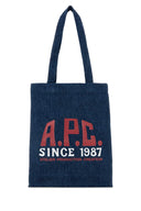 A.P.C. Denim Lou Shopping Bag