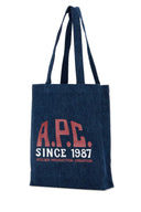 A.P.C. Denim Lou Shopping Bag