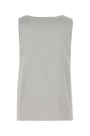 Dolce & Gabbana Gray STRING Satin Tank Top