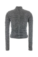 Dolce & Gabbana Silver Jersey Top