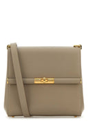 Bolsa Crossbody de cuero gris de Dolce & Gabbana Dove