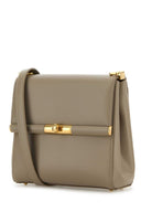 Bolsa Crossbody de cuero gris de Dolce & Gabbana Dove
