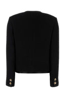 Dolce & Gabbana Black Tweed Blazer