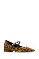 Jimmy Choo Printed Calf Hair Bing Ballerinas