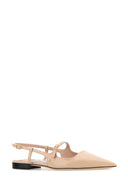 Jimmy Choo Light Pink Leather Didi Ballerinas