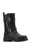 Gianvito Rossi Black Leather Thiago Ankle Boots