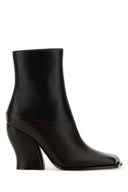Loewe Two Tone Leather Onda Ankle Boots