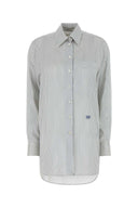 Stella Mc Cartney Embroidered Silk Oversize Shirt