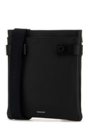 サルヴァトーレ フェラガモ ブラック レザー クロスボディ バッグ