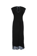 Calvin Klein Sheer Georgette Ns Midi Dress