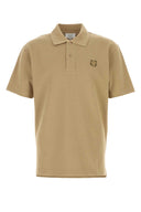 Maison Kitsune Khaki Piquet Polo Shirt