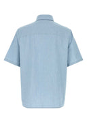 Maison Kitsune Light Blue Chambray Shirt