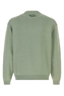 Maison Kitsune Mint Green Cotton Blend Sweater