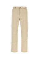 Maison Kitsune Beige Cotto Pant