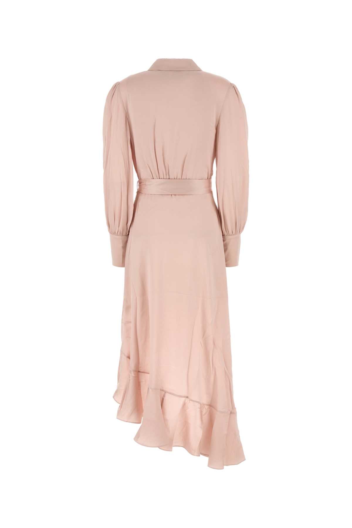 Zimmermann Pastel Pink Silk Wrap Dress Balardi Zimmermann Pastel Pink Silk Wrap Dress Balardi