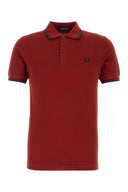 Fred Perry Red Piquet Polo Shirt