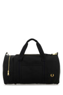 Borsa da viaggio in tela nera Fred Perry