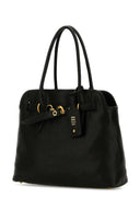 Miu Miu Black Nappa Leather Aventure Shopping Bag