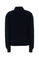 Miu Miu Midnight Blue Cashmere Polo Shirt