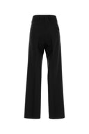 Miu Miu Embroidered Stretch Wool Palazzo Pant