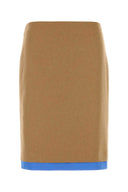 Miu Miu Beige Camel Skirt