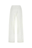 Miu Miu White Poplin Pyjama Pant