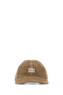 Miu Miu Baseballkappe aus Biscuit-Samt