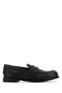 Miu Miu Slate Leather Loafers