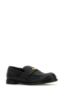 Miu Miu Slate Leather Loafers