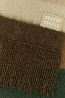 Miu Miu bestickter Schal aus Mohairmischung