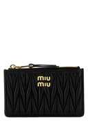 Miu Miu Black Nappa Leather Card Holder