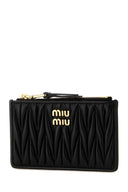 Miu Miu Black Nappa Leather Card Holder