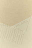 Prada Sand Silk Mascher Scarf