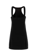 Prada Black Wool Mini Dress