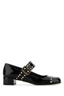 Pompe in pelle nera Prada