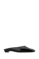 Prada Black Leather Slippers
