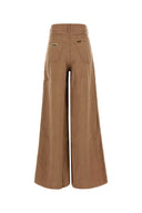 Lois Camel Linen Wide Leg Pant