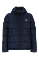 Valentino Garavani Blue Blue Nylon V Logo Down Curting
