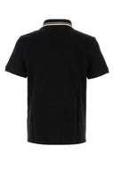 Valentino Garavani Black Piquet Polo Shirt