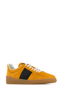 Valentino Garavani Light Orange Suede Upvillage Sneakers